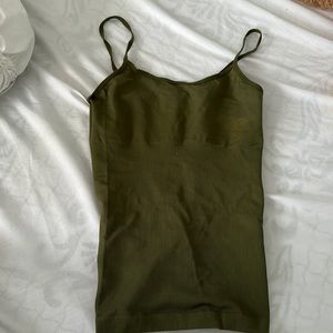 The color is a dark green. If you like a tight shirts. This is for you